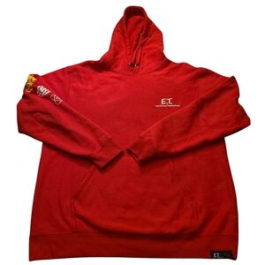 E.T. Red Hooded 2XL Shoe Palace Sweatshirt From Universal Studios Amblin Ent.